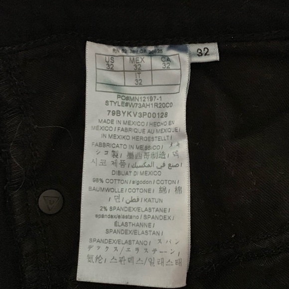 GUESS Distressed Ankle Skinny Jeans - Picture 3 of 7